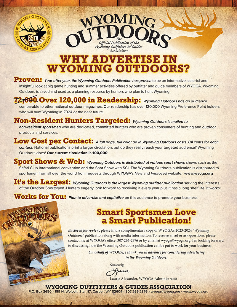 Why Advertise in Wyoming Outdoors