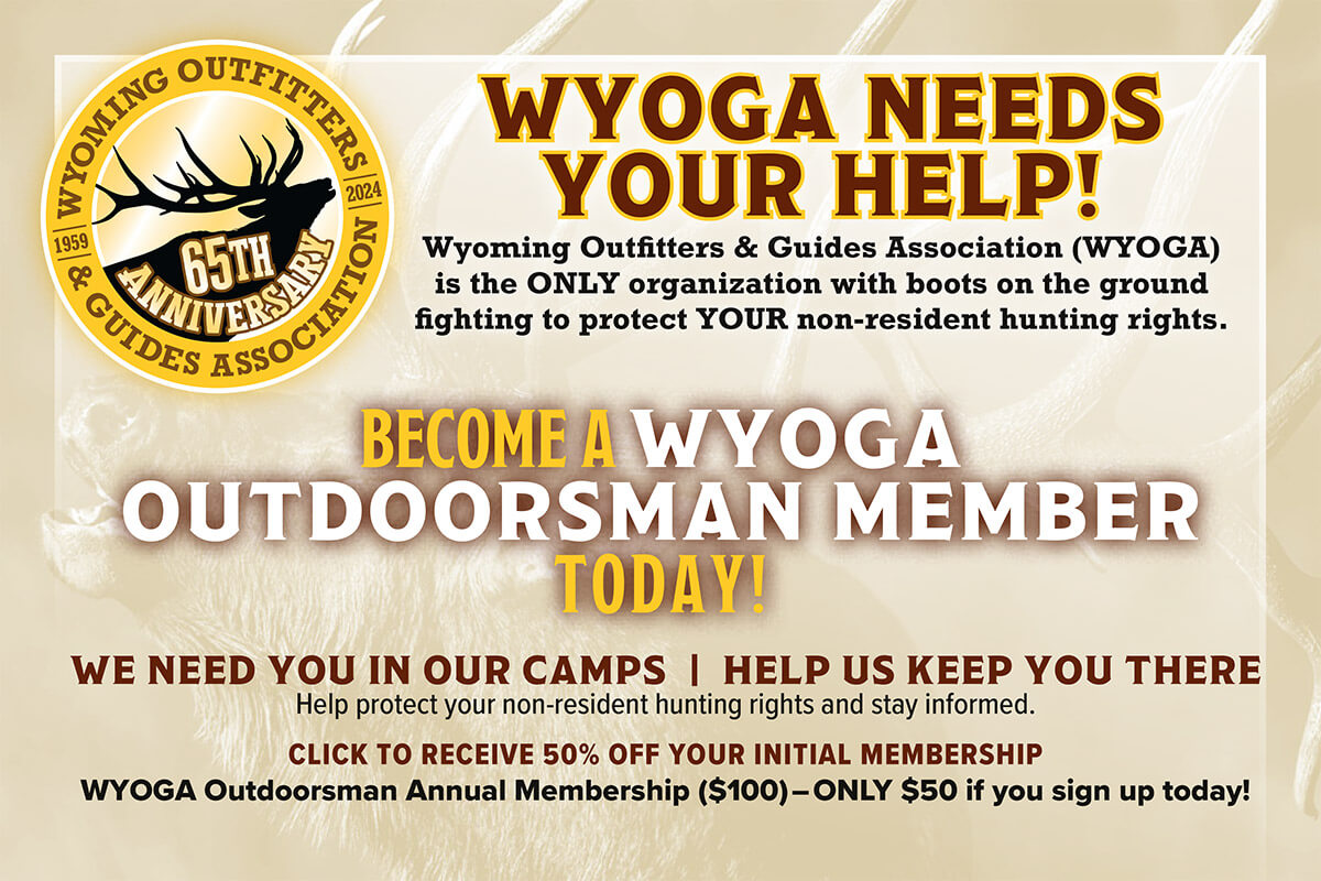 WYOGA Outdoorsman Membership offer